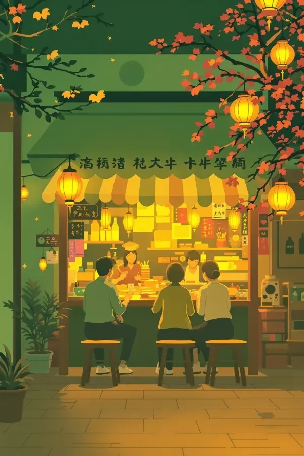短剧AI《深夜食堂之约》都市剧场封面